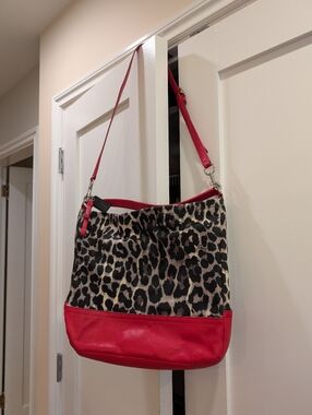 Coach Parker Ocelot Print Hobo Bag